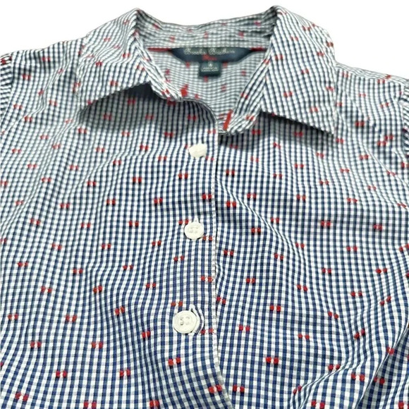 Brooks Brothers | Poplin Front-Tie Shirt Dress (8) - Picture 2 of 7